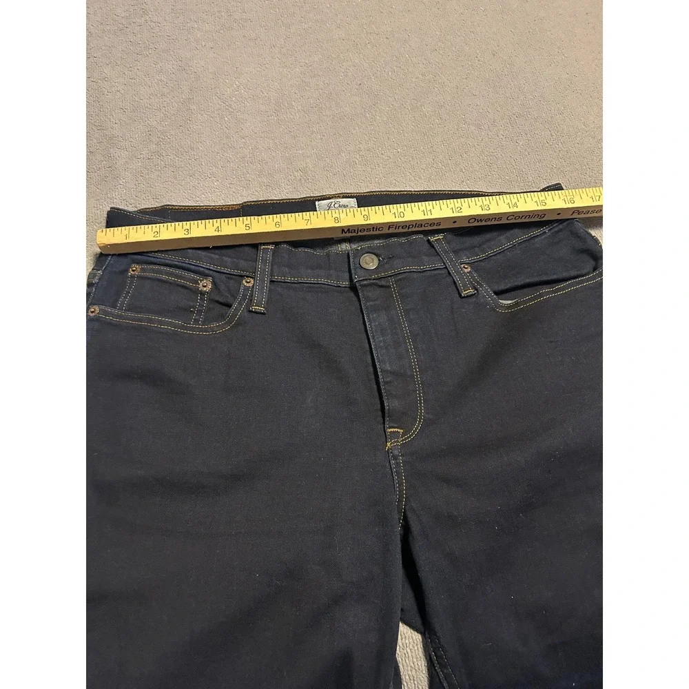 J.Crew Matchstick Jeans Womens 31 Dark Wash Indigo Straight Leg Denim Pants